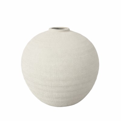 Strukturalny Wazon Jiba Kremowy Wys. 38cm