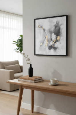 Obraz Granite II Abstrakcja w Ramie 80x80cm 4