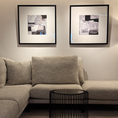 Obraz Ash I Abstrakcja w Ramie 80x80cm 6