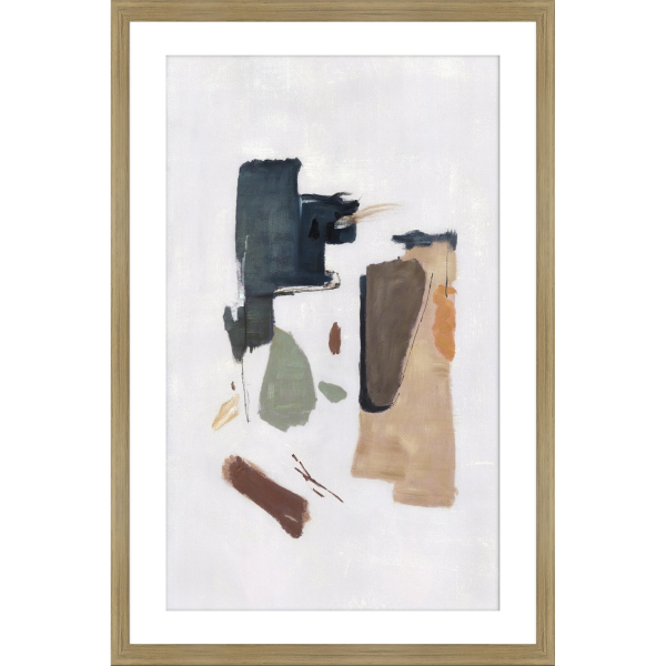 Obraz Fjord II Abstrakcja w Ramie 80x120cm