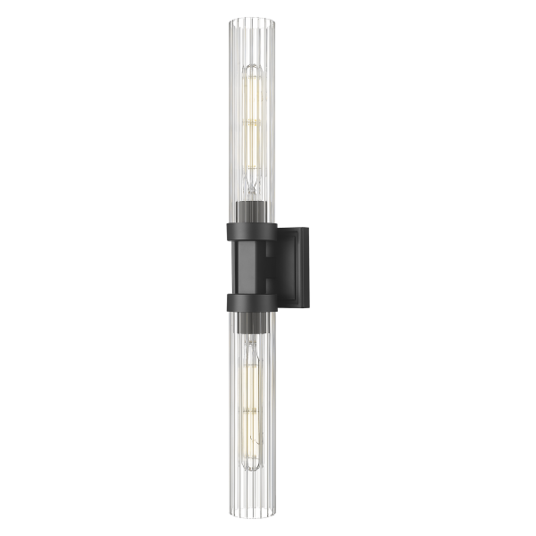 Podwójny Kinkiet Quincy Black