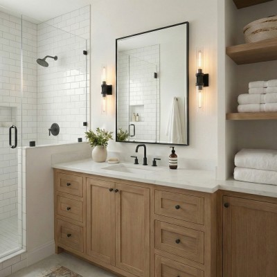 Podwójny Kinkiet Quincy Black 4