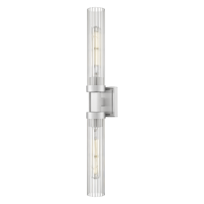 Podwójny Kinkiet Quincy Nikiel Satyna