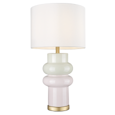 Lampa Stołowa Ascot Beżowo-Różowa Wys.56cm