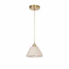 Elegancka Lampa Sufitowa Nila Mosiądz S Szer. 17cm