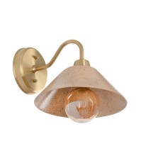 Elegancki Kinkiet Nila Mosiądz Sandstone M Szer. 21cm