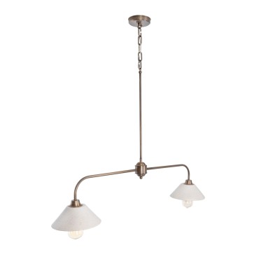 Stylowa Lampa Sufitowa Sorena Mosiądz Szer. 115cm 4