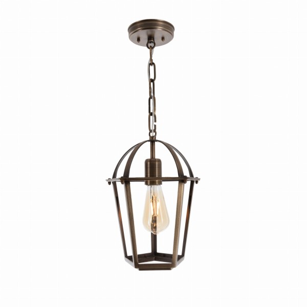 Efektowna Lampa Sufitowa Canton Mosiądz 