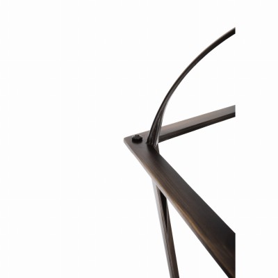 Efektowna Lampa Sufitowa Canton Mosiądz  6