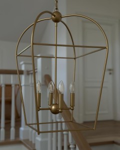Efektowna Lampa Sufitowa Clue Złota