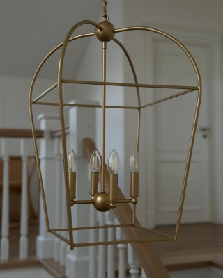 Efektowna Lampa Sufitowa Clue Złota