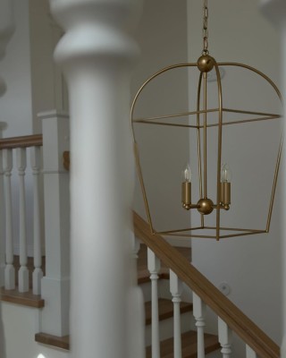 Efektowna Lampa Sufitowa Clue Złota 4