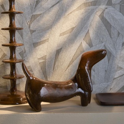 Dekoracja Jamnik Brązowy Dachshund Riviera Maison 3