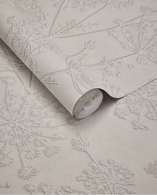 Tapeta Kwiaty Kopru Szara Riviera Maison 