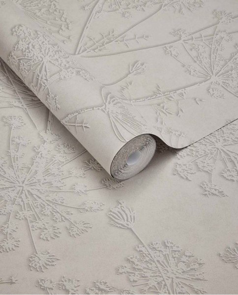 Tapeta Kwiaty Kopru Szara Riviera Maison 