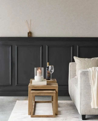 Tapeta Liście Ginkgo Szara Riviera Maison 4