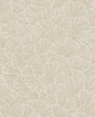 Tapeta Liście Ginkgo Szara Riviera Maison 2