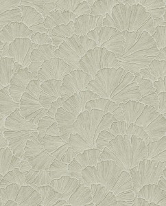 Tapeta Liście Ginkgo Oliwkowa Riviera Maison