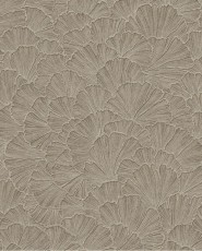 Tapeta Liście Ginkgo Brązowa Riviera Maison