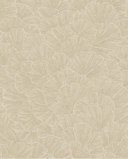 Tapeta Liście Ginkgo Jasnobeżowa Riviera Maison