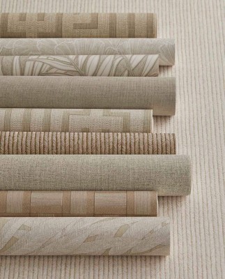 Tapeta Liście Palmowe Kremowo-Beżowa Riviera Maison 4