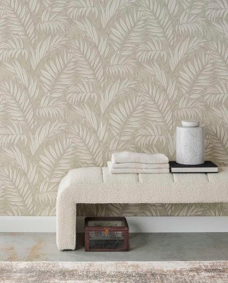 Tapeta Liście Palmowe Oliwkowa Riviera Maison 4