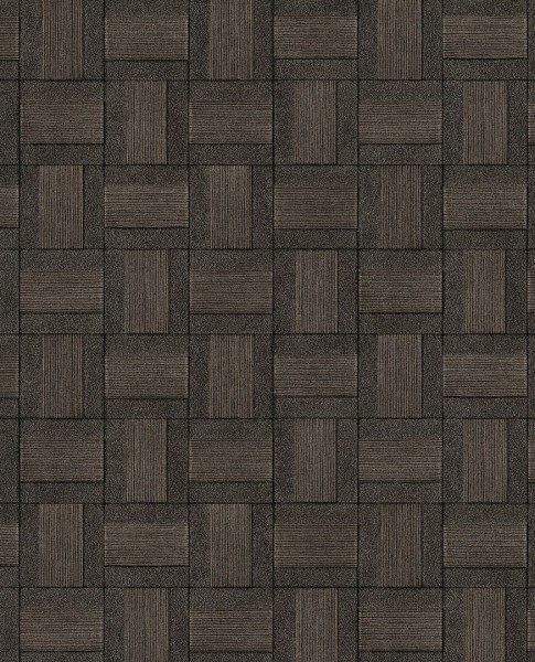 Tapeta Geometryczna Brązowa Riviera Maison