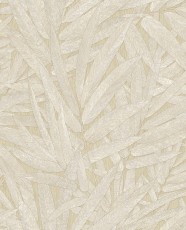 Tapeta Liście Strukturalne Beżowa Riviera Maison