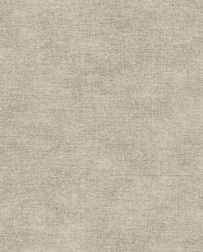 Tapeta Belgian Linen III w kolorze jasnoszarym, o subtelnej teksturze przypominającej lniane włókna. Prezentowana na jednolitym tle, idealna do wnętrz, nadając im elegancki, stonowany charakter.