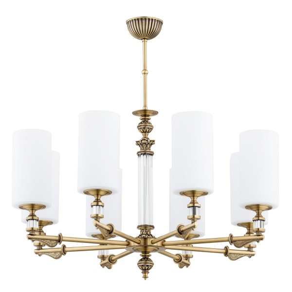 Lampa Sufitowa Merano Klosz I Różne Kolory 69x69x70cm