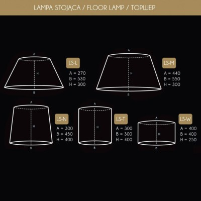Lampa Podłogowa Lea I Różne Kolory Wys. 180cm 3