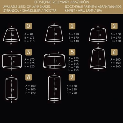 Lampa Sufitowa Tamara II Różne Kolory 86x86x70cm 3