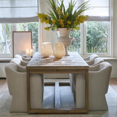 Fotel Napoli Beżowy Riviera Maison 11