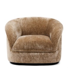 Fotel Obrotowy Cortona Mochaccino Riviera Maison