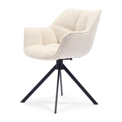 Krzesło Obrotowe Carnaby Antique White Riviera Maison 3