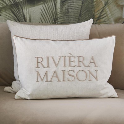 Poduszka Dekoracyjna Samone Biała 65x45cm Riviera Maison 4