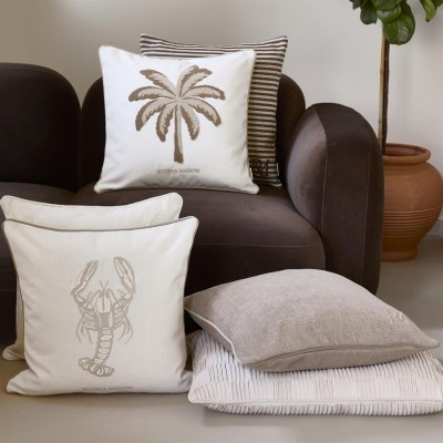 Poduszka Dekoracyjna Palm Breeze Biała 50x50cm Riviera Maison 5