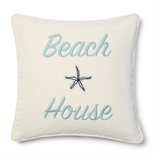Poduszka Dekoracyjna Beach House Biała 50x50cm Riviera Maison