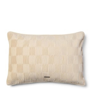 Poduszka Dekoracyjna Damier Beżowa 65x45cm Riviera Maison