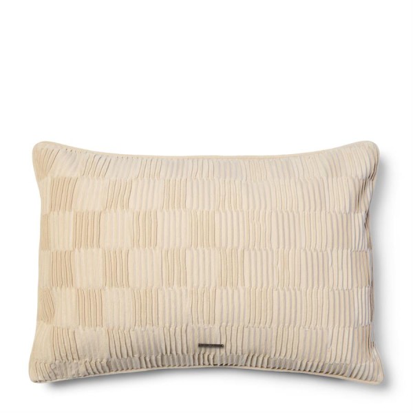 Poduszka Dekoracyjna Damier Beżowa 65x45cm Riviera Maison