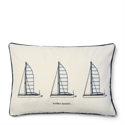 Poduszka Dekoracyjna Sail Point Biała 65x45cm Riviera Maison 2
