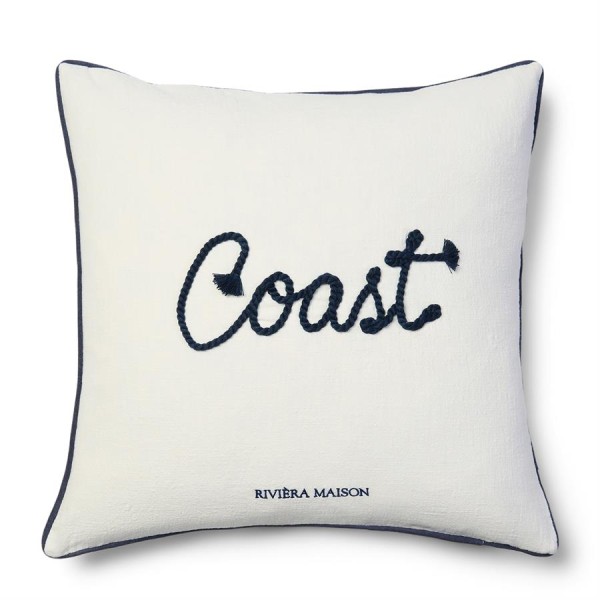 Poduszka Dekoracyjna Coastal Chic Biała 50x50cm Riviera Maison
