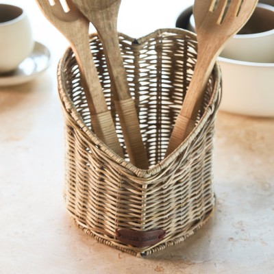 Pojemnik Rustic Rattan Heart Riviera Maison 3