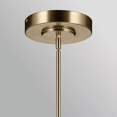 Nowoczesna Lampa Nad Wyspę Riven II Szampański Brąz 3