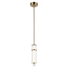 Nowoczesna Lampa Wisząca Riven I Szampański Brąz