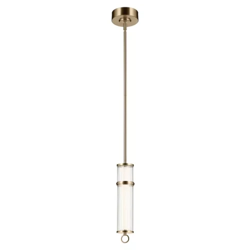 Nowoczesna Lampa Wisząca Riven I Szampański Brąz