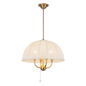 Elegancka Lampa Wisząca Crosby Szczotkowane Złoto