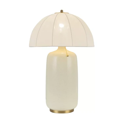 Stylowa Lampa Stołowa Crosby Szczotkowane Złoto