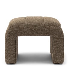 Puf Brera Boucle Classic Brown Riviera Maison