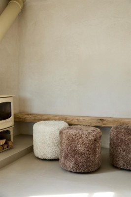 Puf Bowery Raccoon Taupe Riviera Maison 7